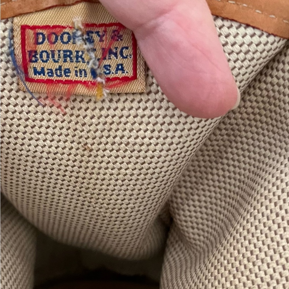 Dooney & Bourke Monogram Canvas and Leather Handbag - Picture 8 of 16